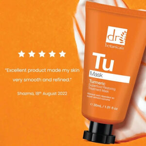 Dr Botanicals Turmeric Superfood Restoring Treatment Mask 30ml, NWT